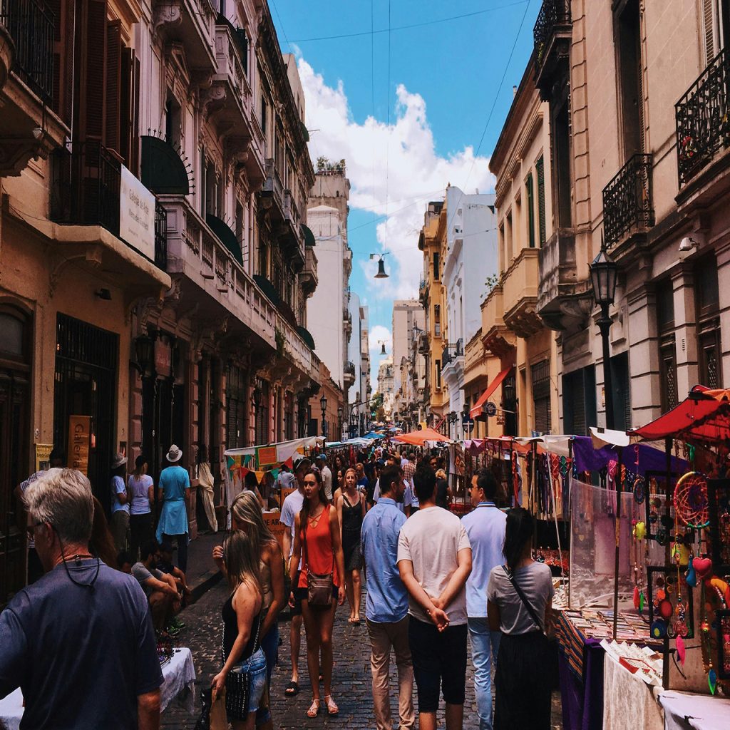 Feria de San Telmo, Buenos Aires, Argentina.